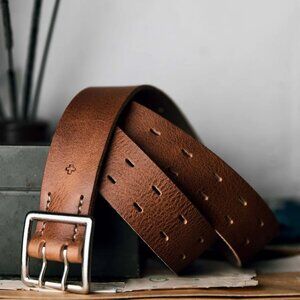 Imogene + Willie x Emil Erwin two prong Horween belt